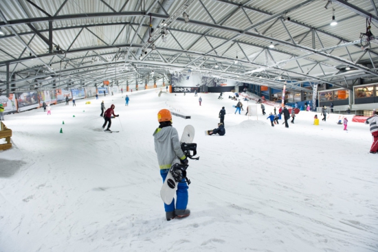 activités evjf amsterdam - snowboard indoor