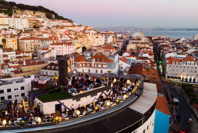 idées evjf à lisbonne - rooftop lisbonne