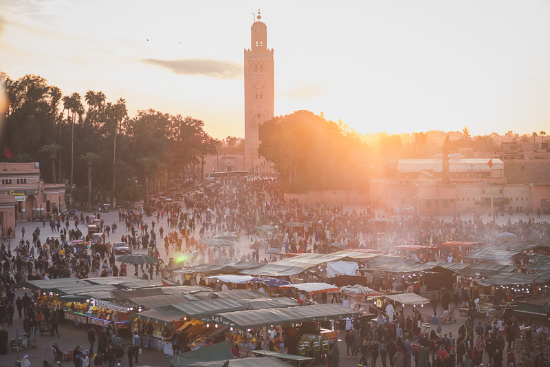 idées evjf marrakech -. découvrir les rues de marrakech