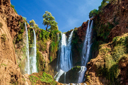 idées evjf marrakech - aller voir les cascades ouzoud marrakech