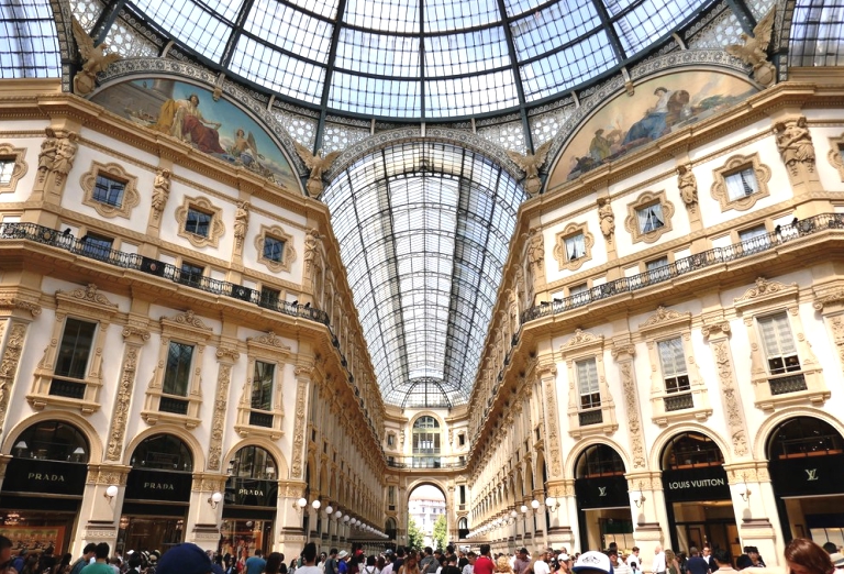 idées evjf milan - shopping à milan