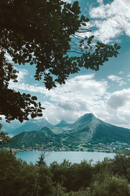 vue sur le lac dannecy