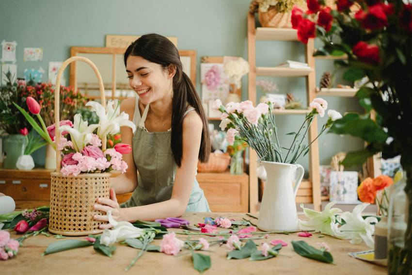atelier creation florale pour un evjf a montpellier